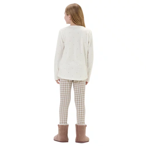 Pijama Kids com Legging Composê Pinguins Fofos Cor com Amor