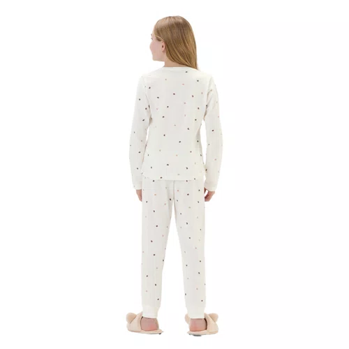 Pijama Kids Malha Off Micro Ursos Cor com Amor