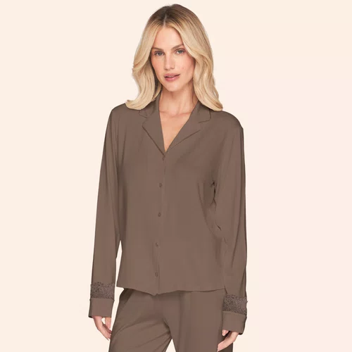 Pijama Longo Aberto Serenity Nut Lua Lua