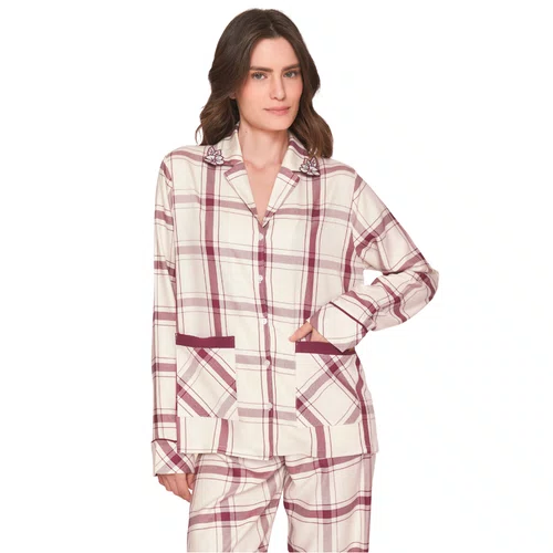 Pijama Longo Aberto Vintage Bloom Lua Lua