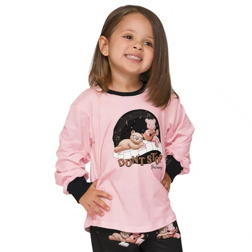 Pijama Longo Baby Girl Song Partners Lua Lua