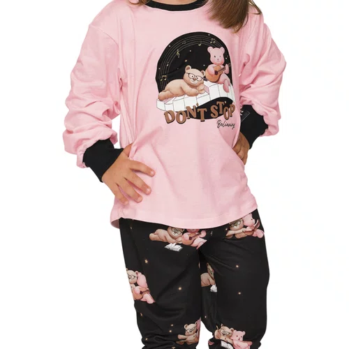 Pijama Longo Baby Girl Song Partners Lua Lua