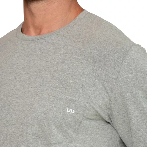 Pijama Longo Masculino Flanela Mescla Xadrez Marinho Up Man