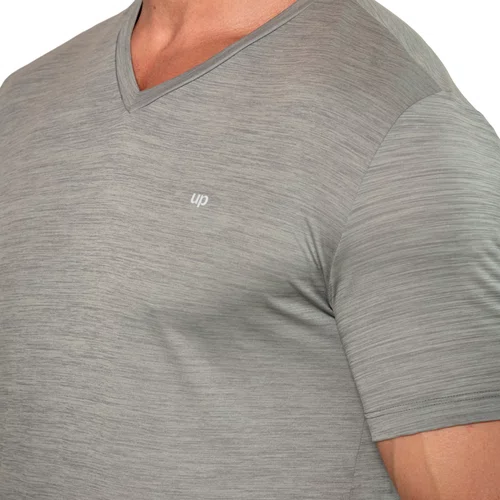 Pijama Masculino Curto Poliamida Cinza Up Man