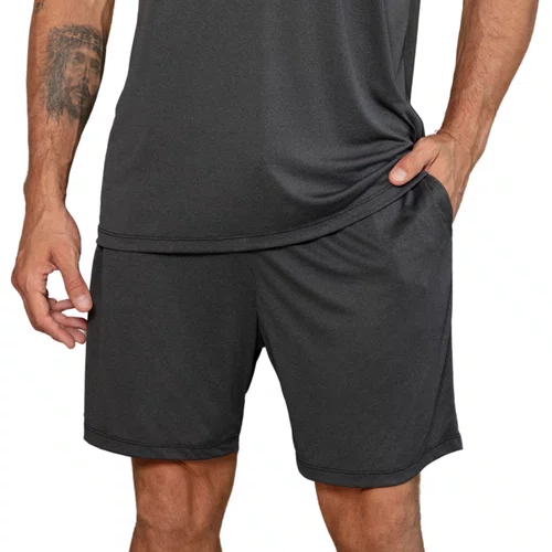 Pijama Masculino Curto Poliamida Mescla Marinho Up Man