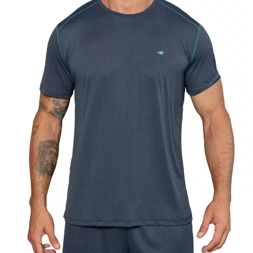Pijama Masculino Curto Poliamida Mescla Preto Up Man