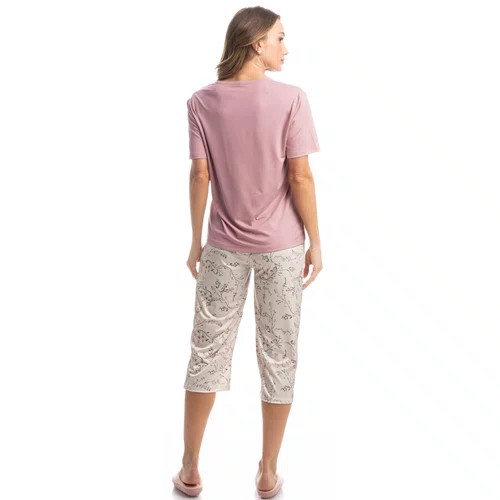 Pijama Pescador Brinco de Princesa Rosa Daniela Tombini
