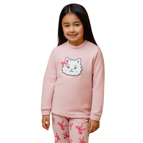 Pijama Soft Teen Gatinha Laços Dedeka