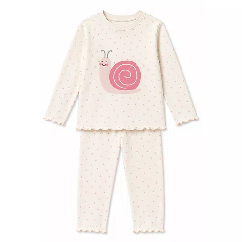 Pijama Teen Frufru Poá e Caracol Dedeka