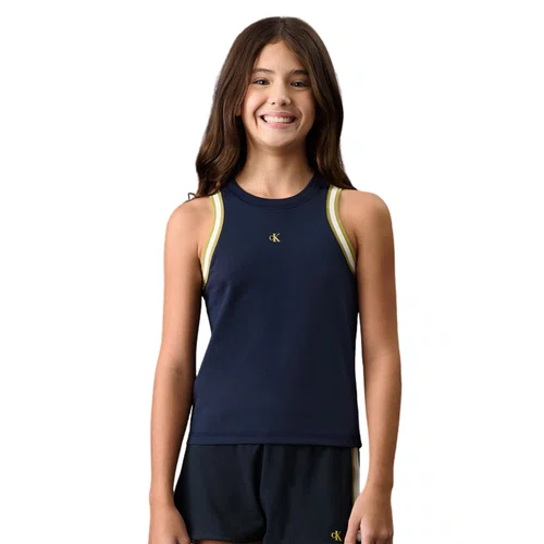 Regata Calvin Klein BS415 Girl Ret Contraste Marinho