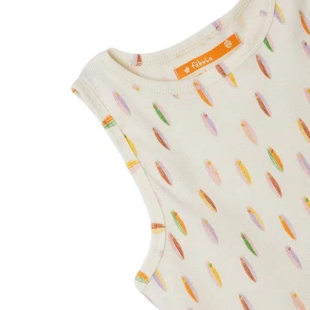 Regata Ribana Leve Pranchinhas Off White Farm Futura