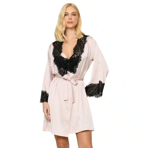 Robe Curto Luana Rosa e Preto Miss Victtoria