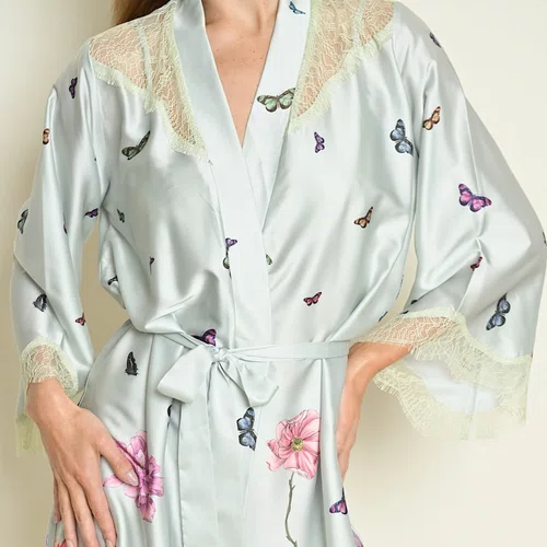 Robe Curto Marina Floral Verde Miss Victtoria