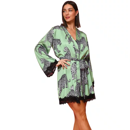 Robe Curto Miami Onça Verde Miss Victtoria