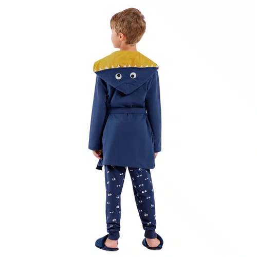 Robe Infantil menino Monstrinhos Marinho Cor Com Amor