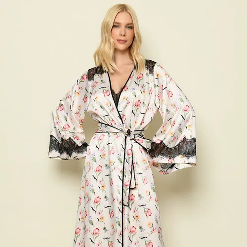Robe Midi Amanda Floral Amarelo Miss Victtoria