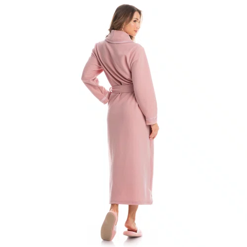 Robe Olivia Soft Bordado Rosa Cha Daniela Tombini