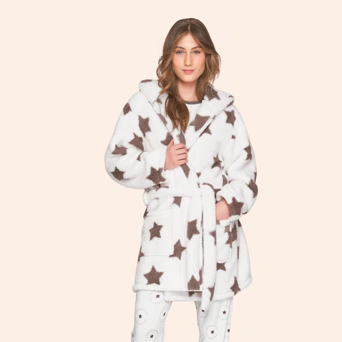 Roupão Feminino em Fleece All Print Endless Dreams Lua Luá