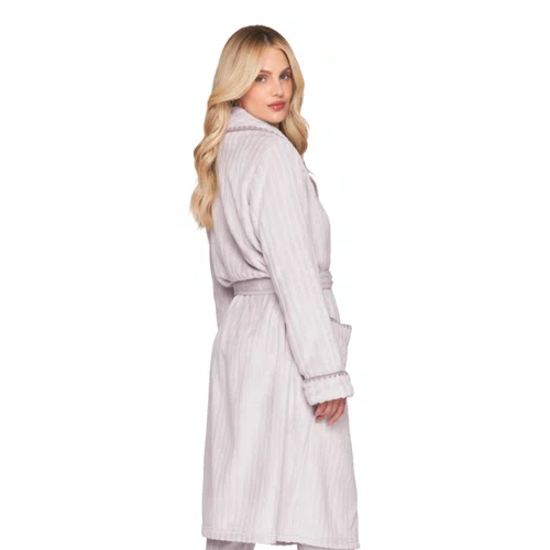 Roupão Feminino em Fleece com Bordado Coziness Lua Luá