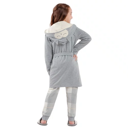 Roupao Infantil Menina Coruja Cozy Cor Com Amor