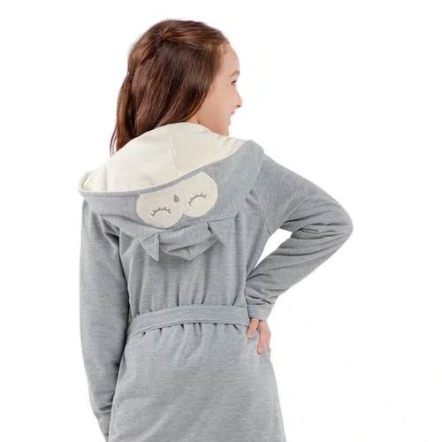 Roupao Infantil Menina Coruja Cozy Cor Com Amor
