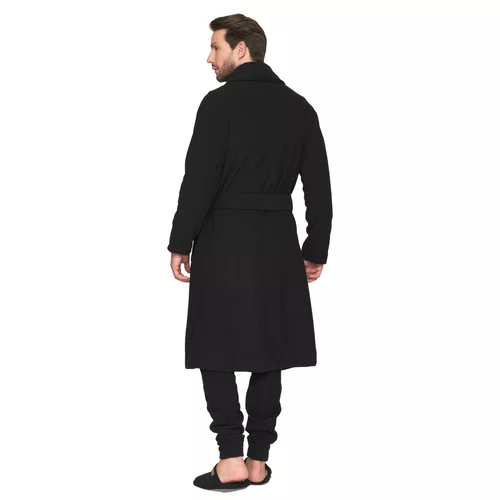 Roupão Masculino com Bolso Preto Offline Lua Lua
