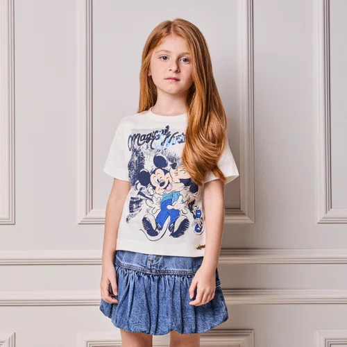 Saia Jeans Balone Estilo Cargo Anime