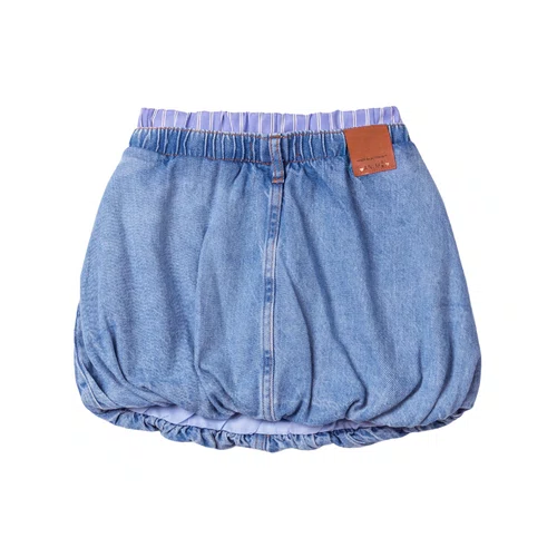 Saia Jeans Minnie Balone Claro Anime