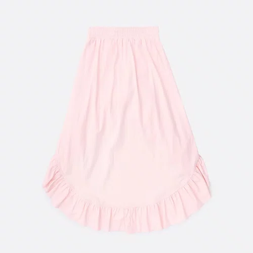 Saia Short Conceito Mullet Babado e Laços Rosa Baby Pituchinhus