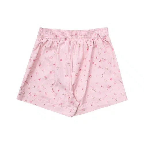 Saia Short Pregas Estampado Mini Floral Pituchinhus