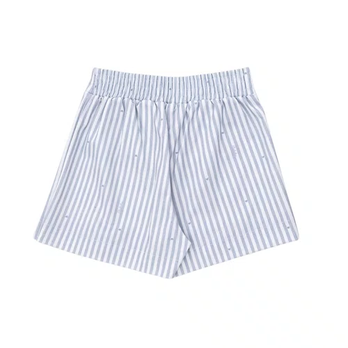 Saia Short Sarja Listrada Pregas Pituchinhus