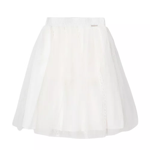 Saia Short Tule Renda Aplicada Pituchinhus