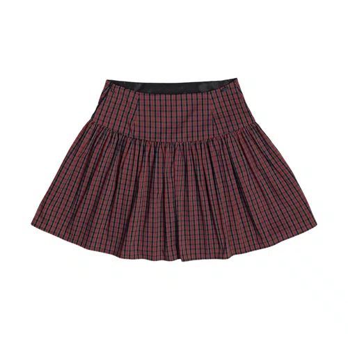 Saia Xadrez Vermelho e Preto Authoria