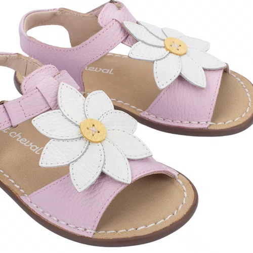 Sandália Carrossel Lilac Flor Margarida Petit Cheval