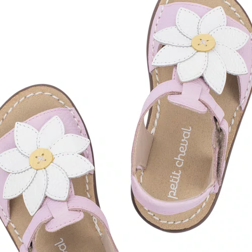 Sandália Carrossel Lilac Flor Margarida Petit Cheval