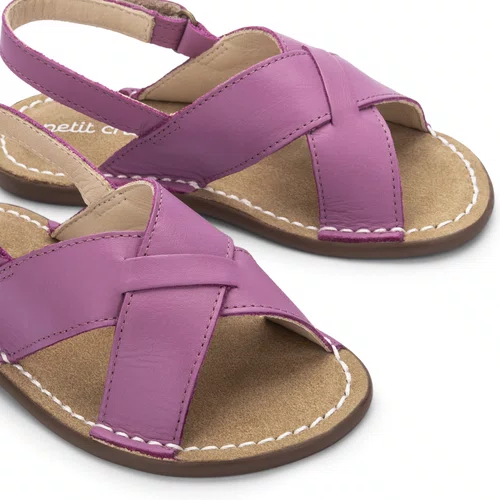 Sandália Teen Gibi Violeta Petit Cheval