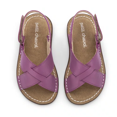 Sandália Teen Gibi Violeta Petit Cheval