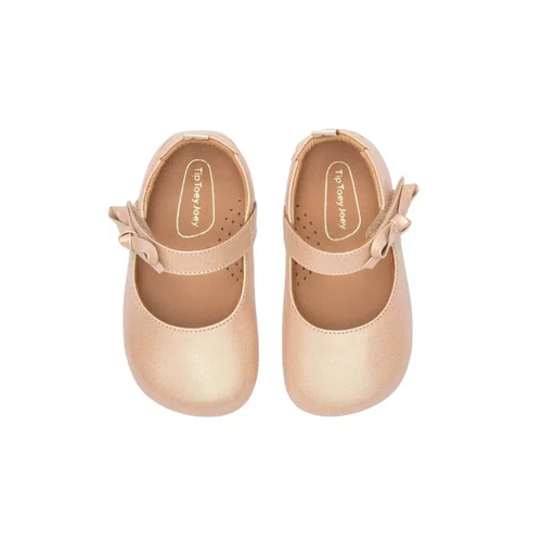 Sapatilha Couro Dorothy Rosê Candy Cream Tip Toey Joey