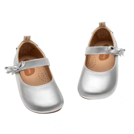 Sapatilha Dorothy Couro Sterling Silver Prata Tip Toey Joey