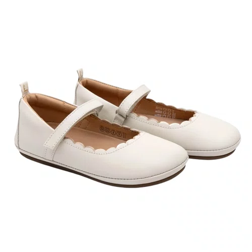 Sapatilha Misty Couro Off Tapioca Tip Toey Joey