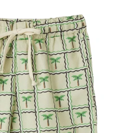 Short Coco Xadrez Bege Bento