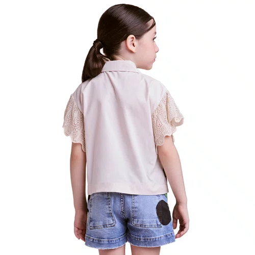 Short Jeans Disney Mickey Minnie Verdinho ANime