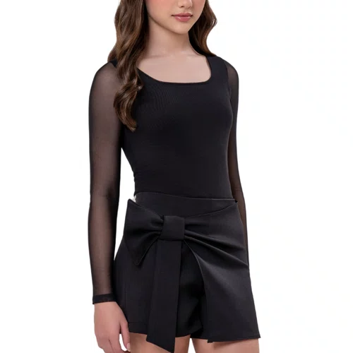 Short Laço Lateral Preto Vanilla