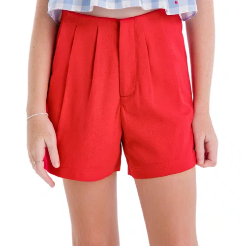 Short Linho Vermelho Vanilla