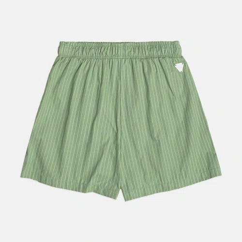 Short Saia Listras Verde e Branco Authoria