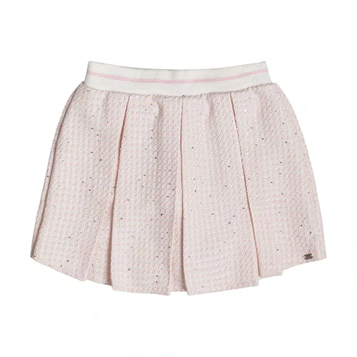 Short Saia Tweed Tricot Rosa Quartzo Authoria