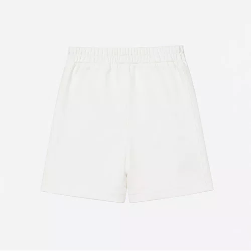 Short Sarja Lacinhos Bordados Off White Pituchinhus