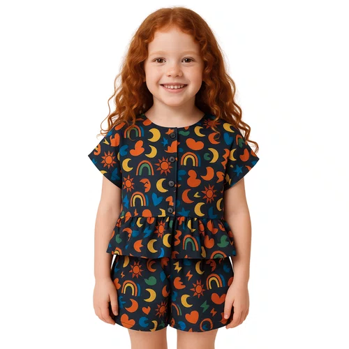 Shorts Cosmos Preto Fabula