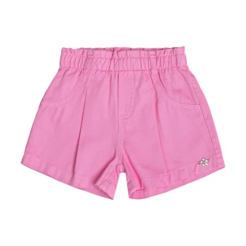 Shorts Sarja Rosa Cherry Momi
