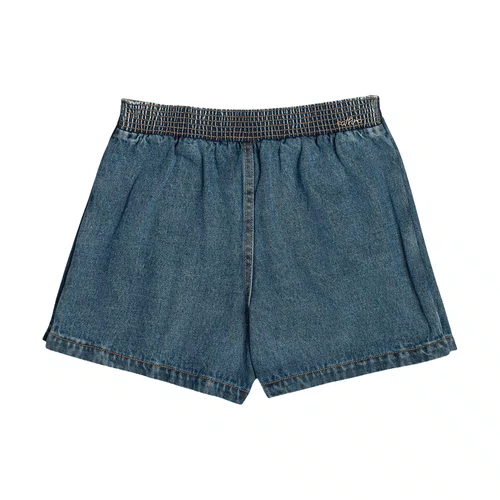 Shorts Saia Jeans com Laços Authoria